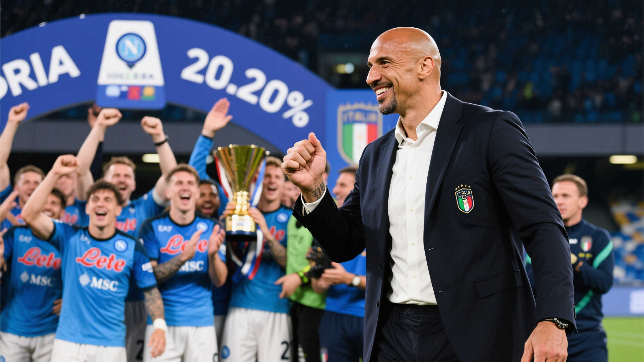 其中尤以执教那不勒斯的时期最值得称赞——他率球队夺